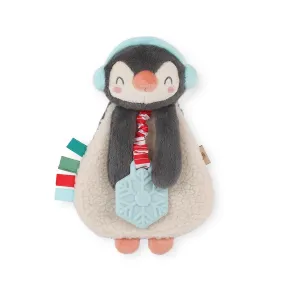 Itzy Lovey Holiday Plush   Teether Toy - Penguin