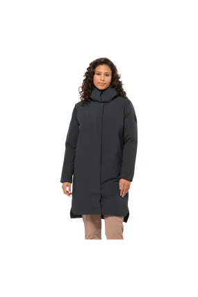 Jack Wolfskin Women's Luisenplatz Coat 1116121 | Phantom | Clearance Final Sale