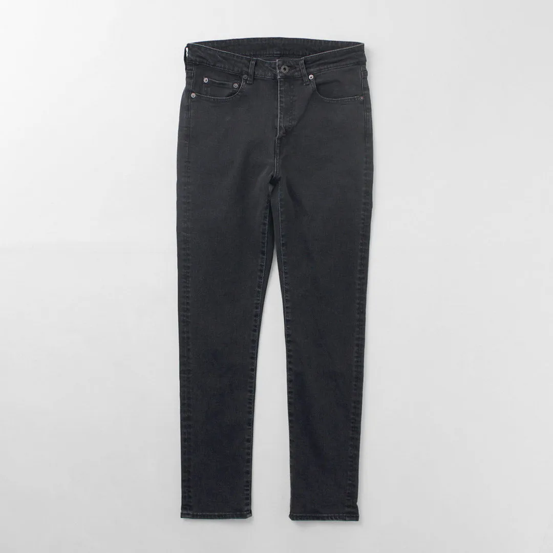 JAPAN BLUE JEANS / 12oz Hyper Stretch Slim Tapered Denim Faded Black