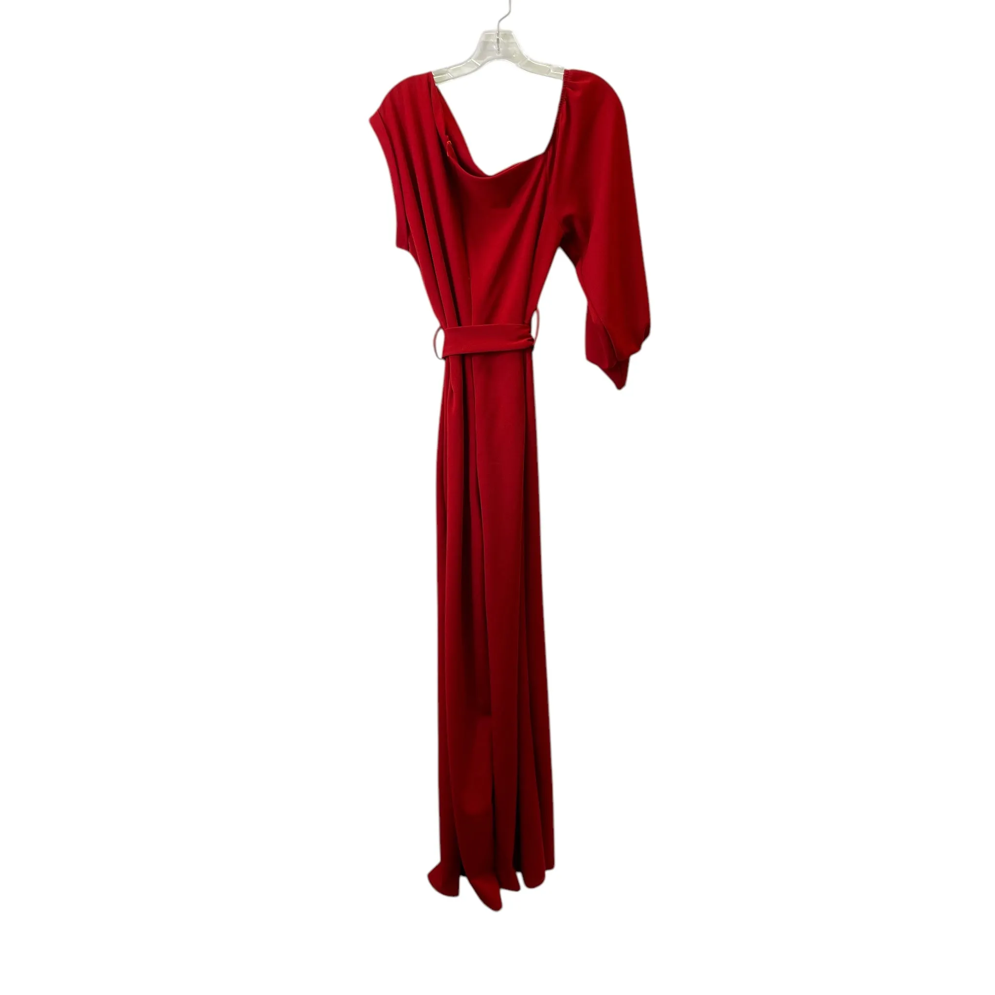 Jumpsuit By Win Win In Red, Size:1X