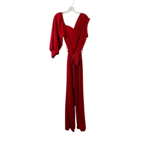 Jumpsuit By Win Win In Red, Size:1X