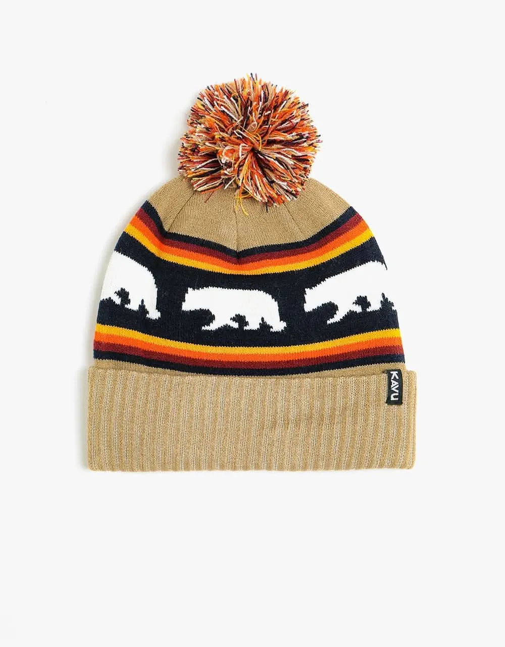 KAVU Herschel Bobble Beanie - Snow Bear