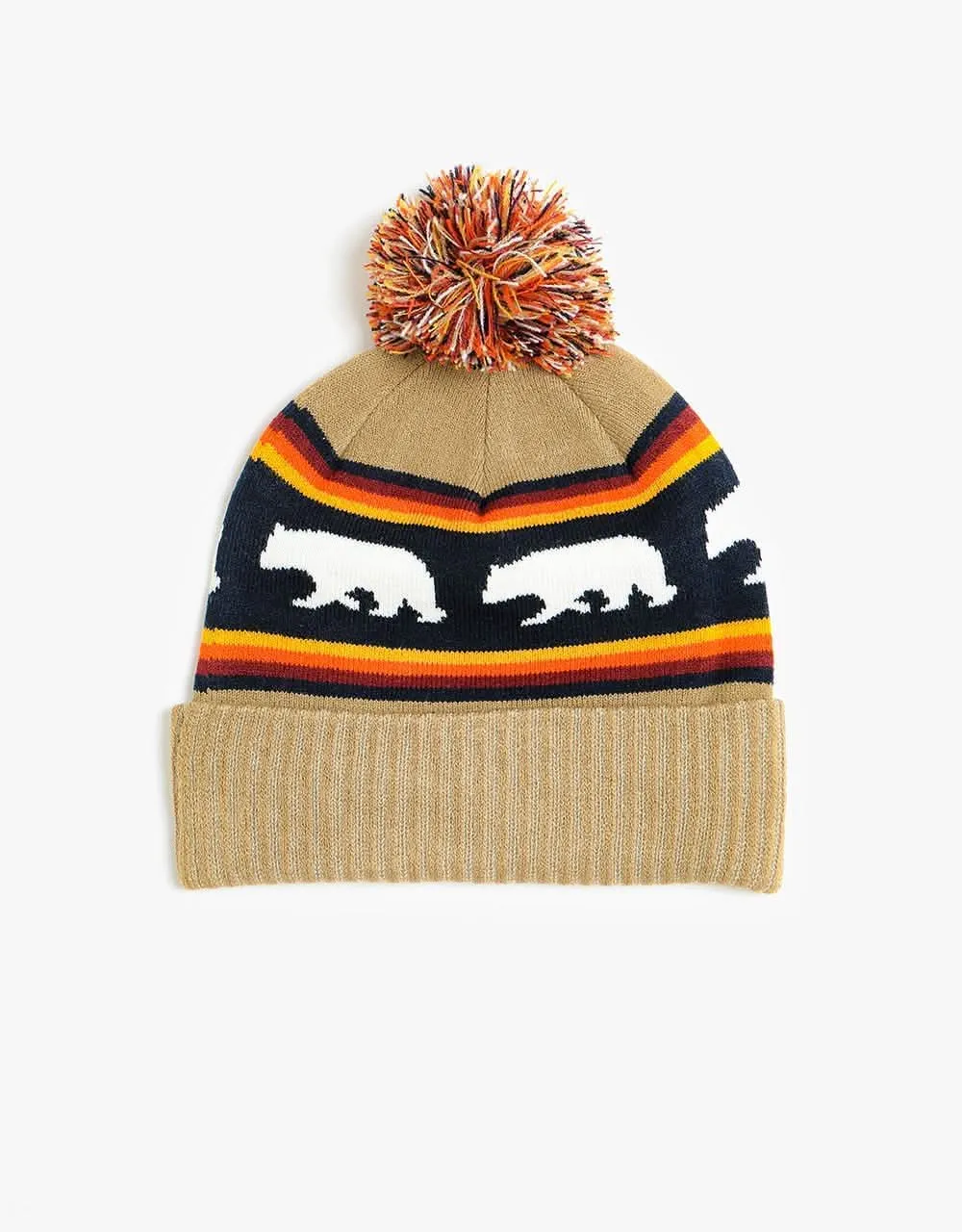 KAVU Herschel Bobble Beanie - Snow Bear