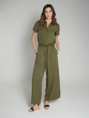 Keeley Jumpsuit in Khaki