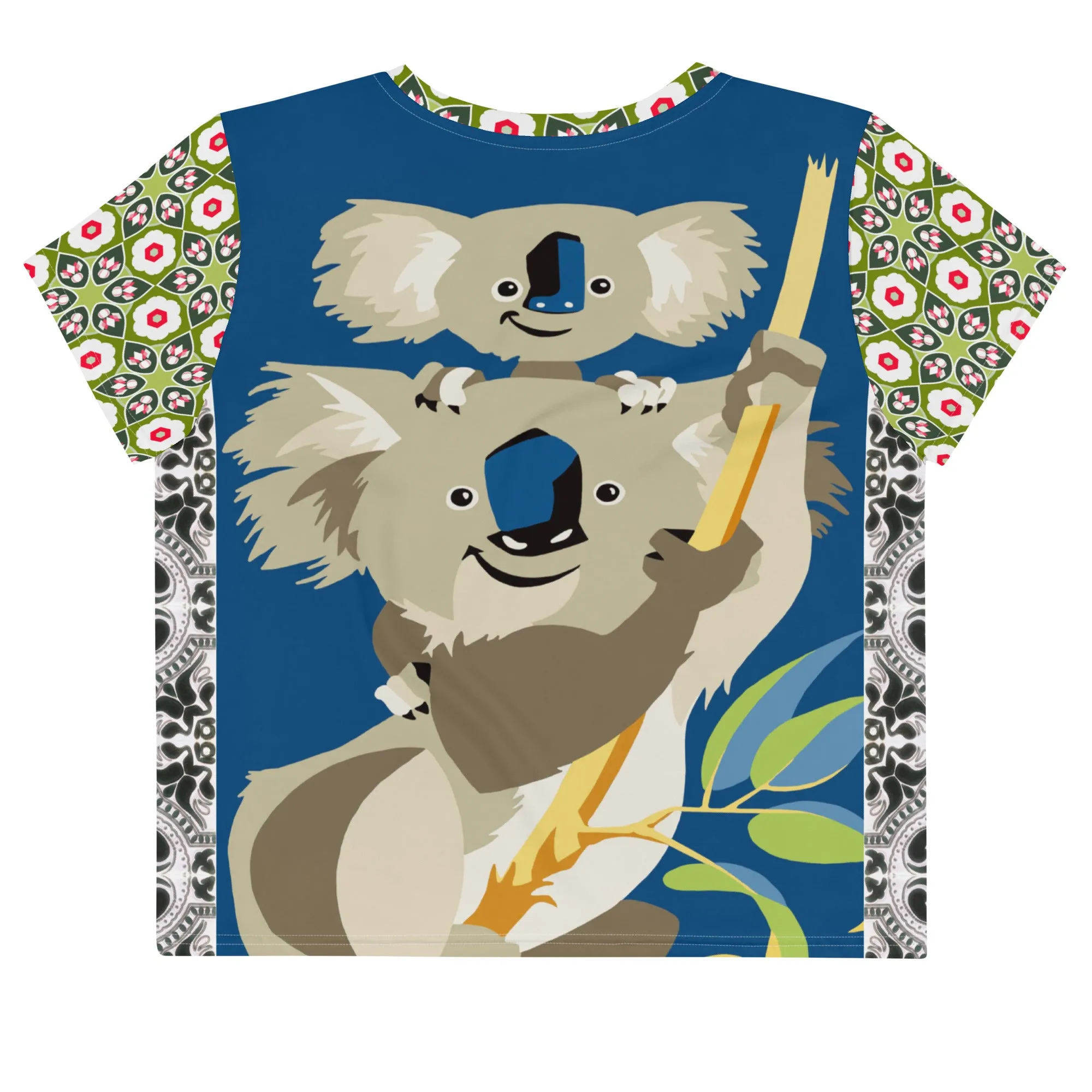 Koala Madness Short Sleeve Crop Tee