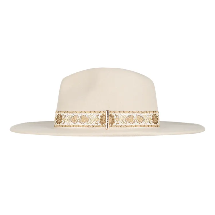 Kooringal Elwood Wide Brim Fedora - Nude