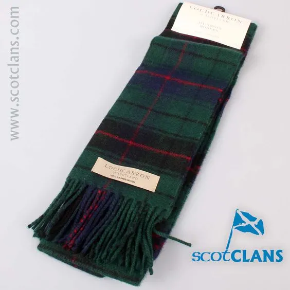 Lambswool Scarf in Davidson Modern Tartan