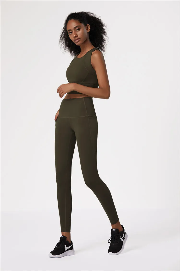 Leggings Pocket Leggings Smooth Leggings Yoga Leggings Fitness Leggings