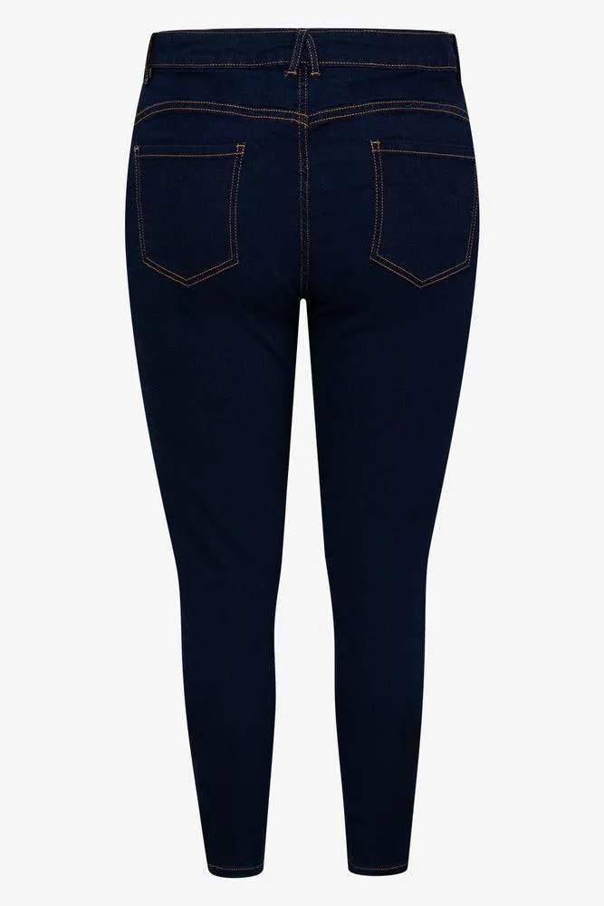 Lift, Slim & Shape Skinny Denim Jeans Dark Blue