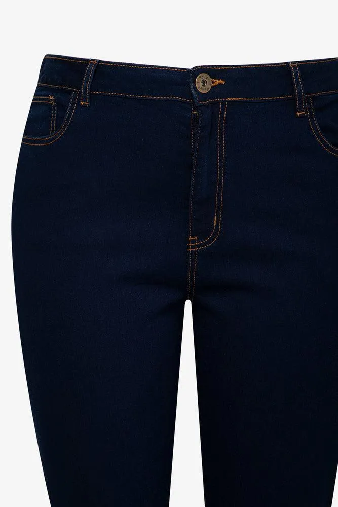 Lift, Slim & Shape Skinny Denim Jeans Dark Blue