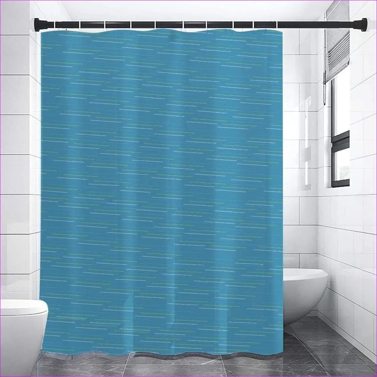 Linear Shower Curtains