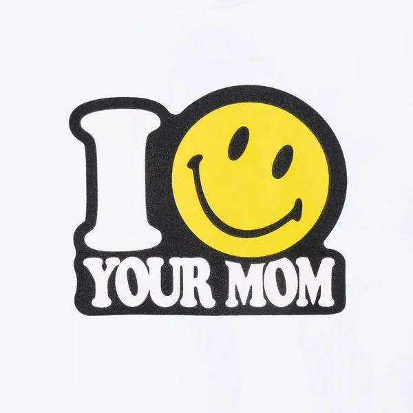 Market Smiley Your Mom T-Shirt - White