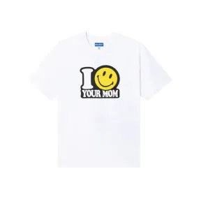 Market Smiley Your Mom T-Shirt - White