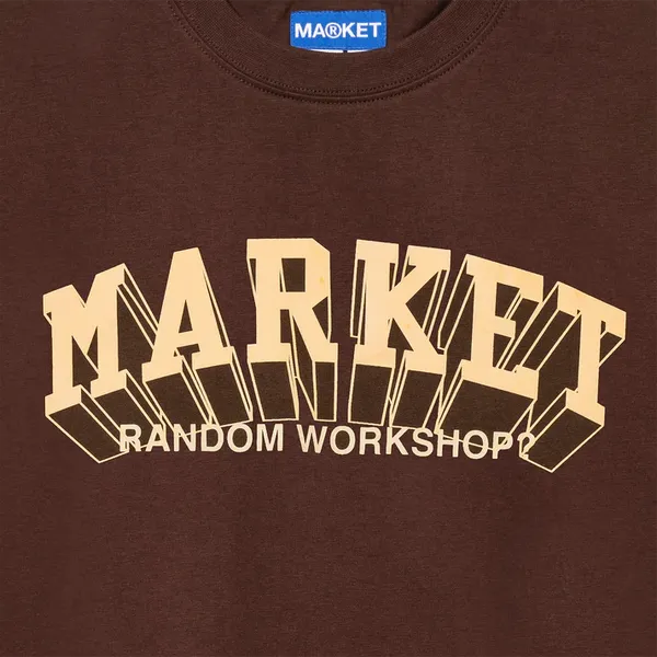 Market Super Market T-Shirt - Brown