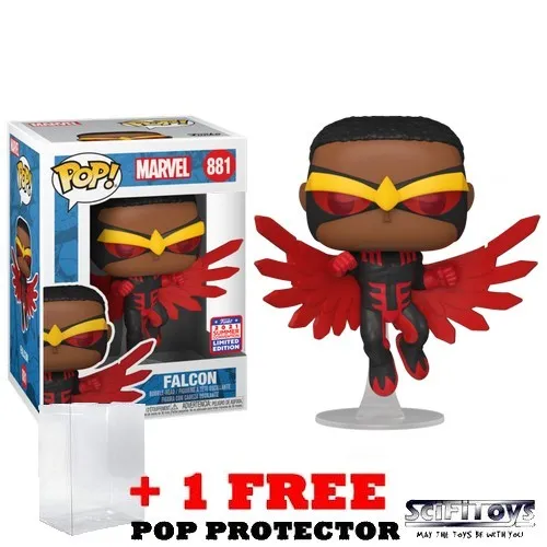 Marvel - Falcon #881 Pop Vinyl Figure SDCC Funkon 2021 Funko Exclusive