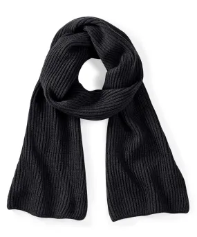 Metro knitted scarf | Black