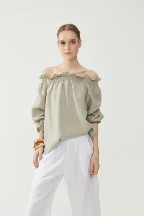 Mia Top Beige