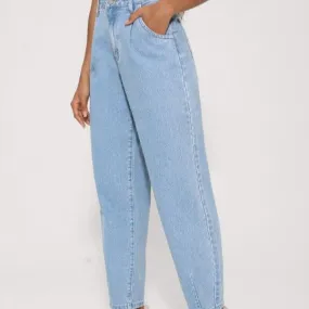 Mid-waist light jeans