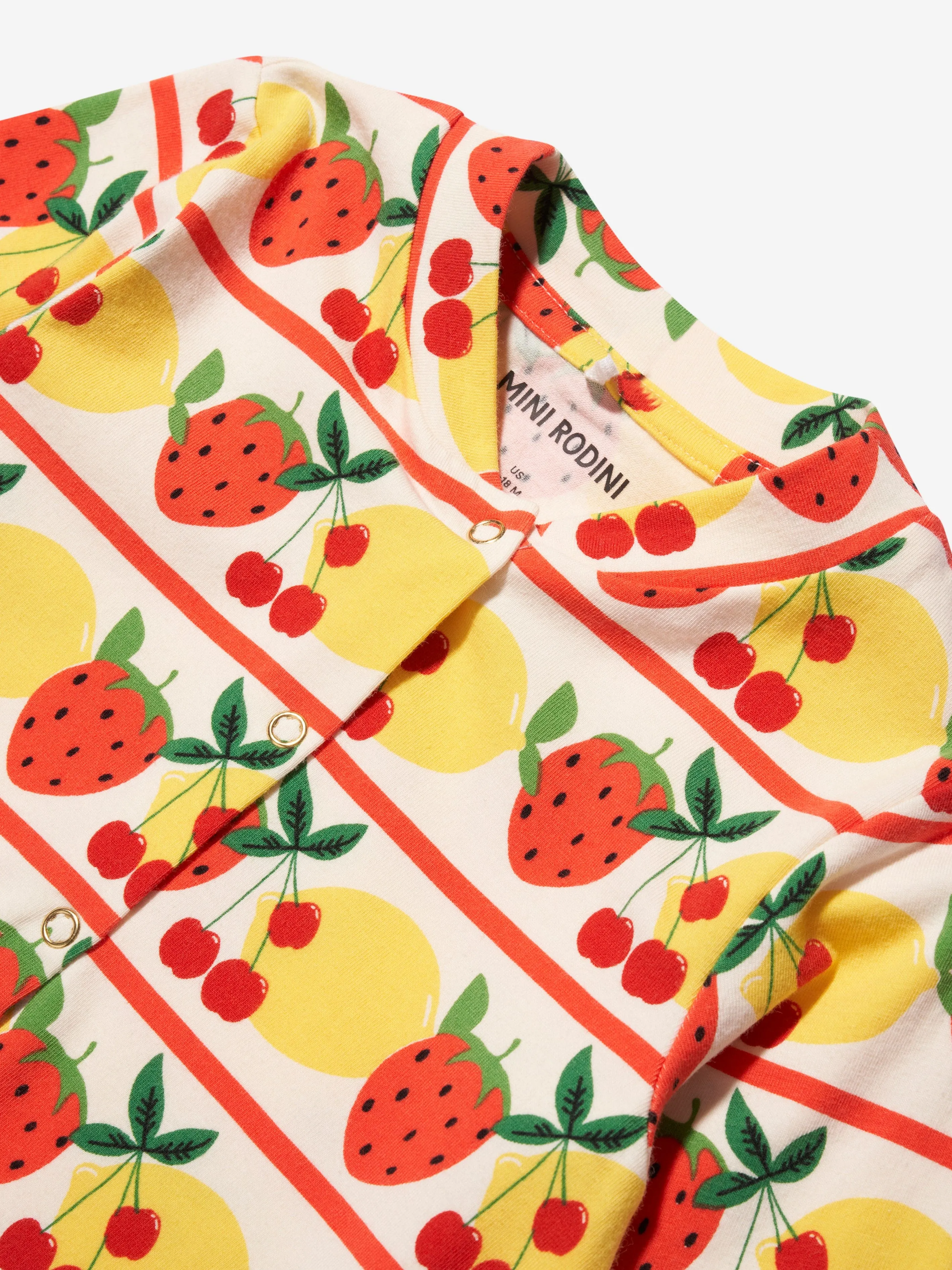 Mini Rodini Baby Fruits Jumpsuit in Multicolour