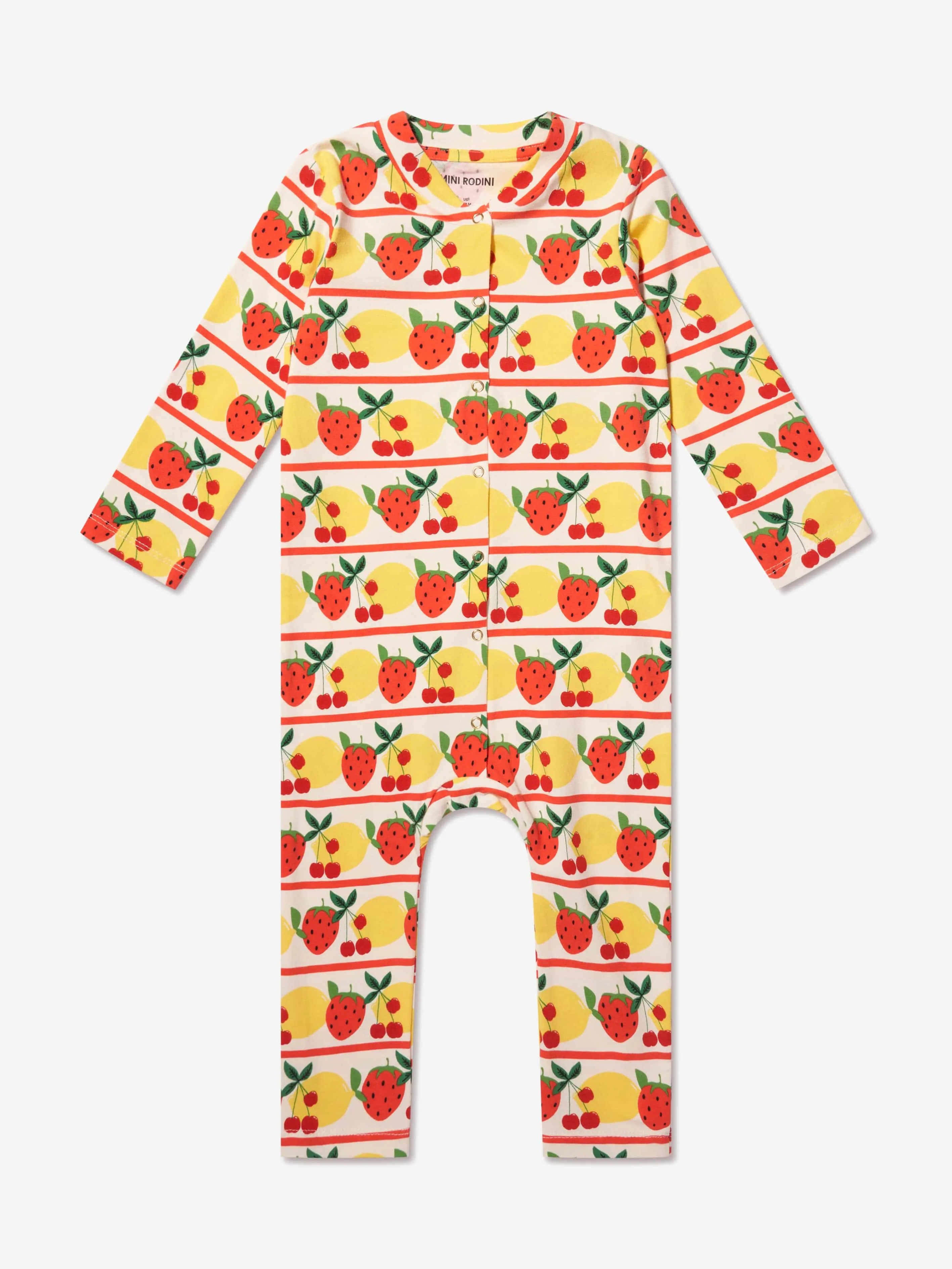 Mini Rodini Baby Fruits Jumpsuit in Multicolour