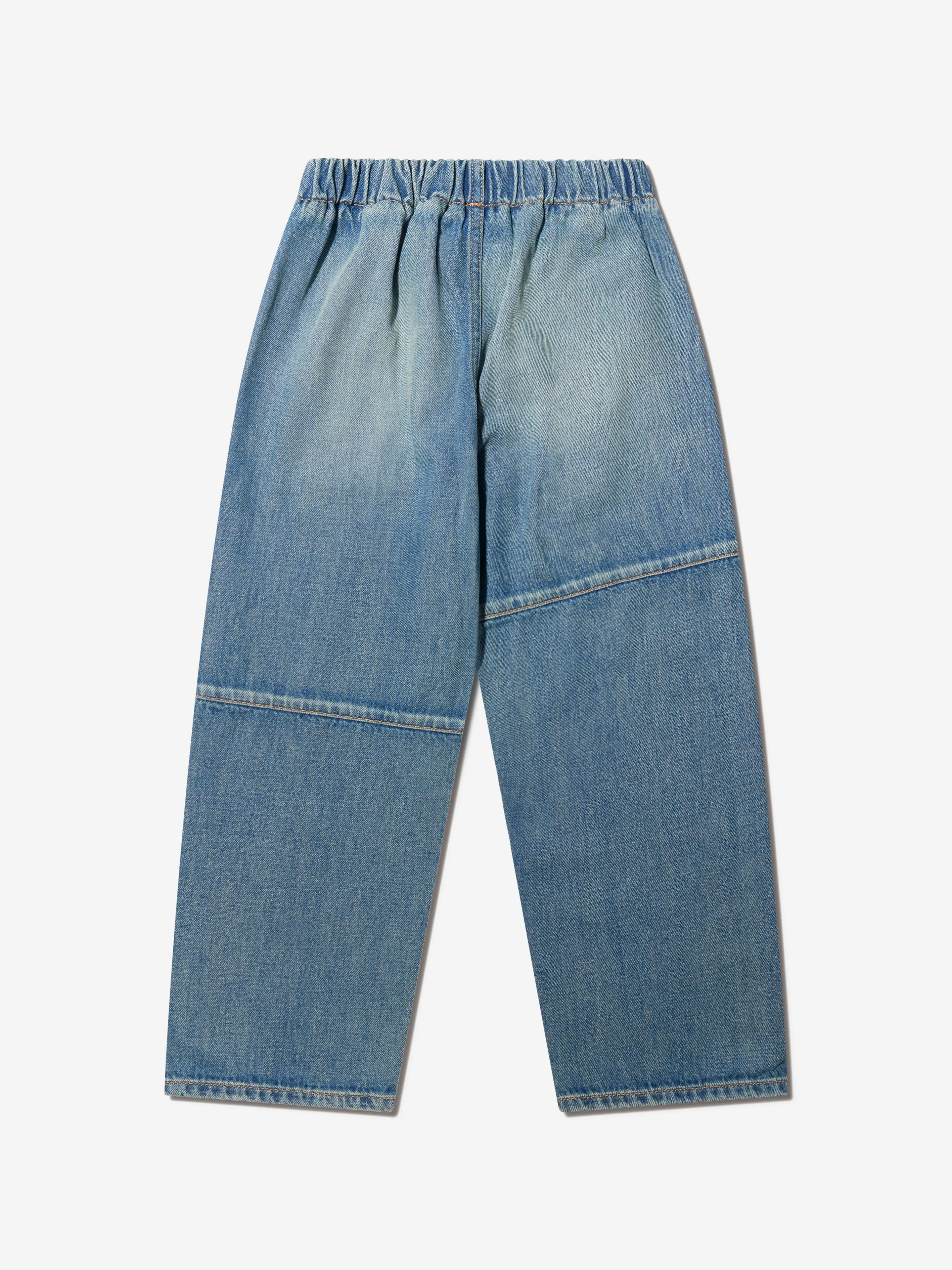 MM6 Maison Margiela Kids Logo Loose Fit Denim Jeans