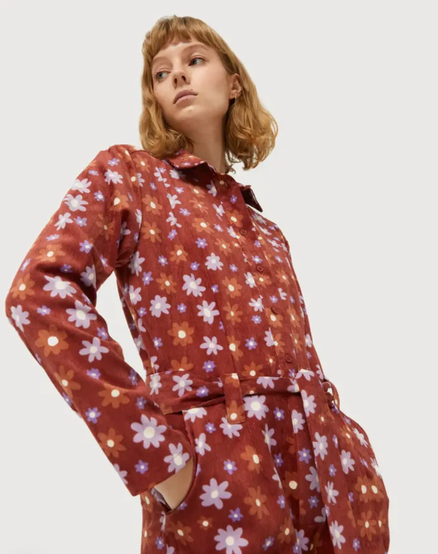 Montana Flower Power Corduroy Jumpsuit