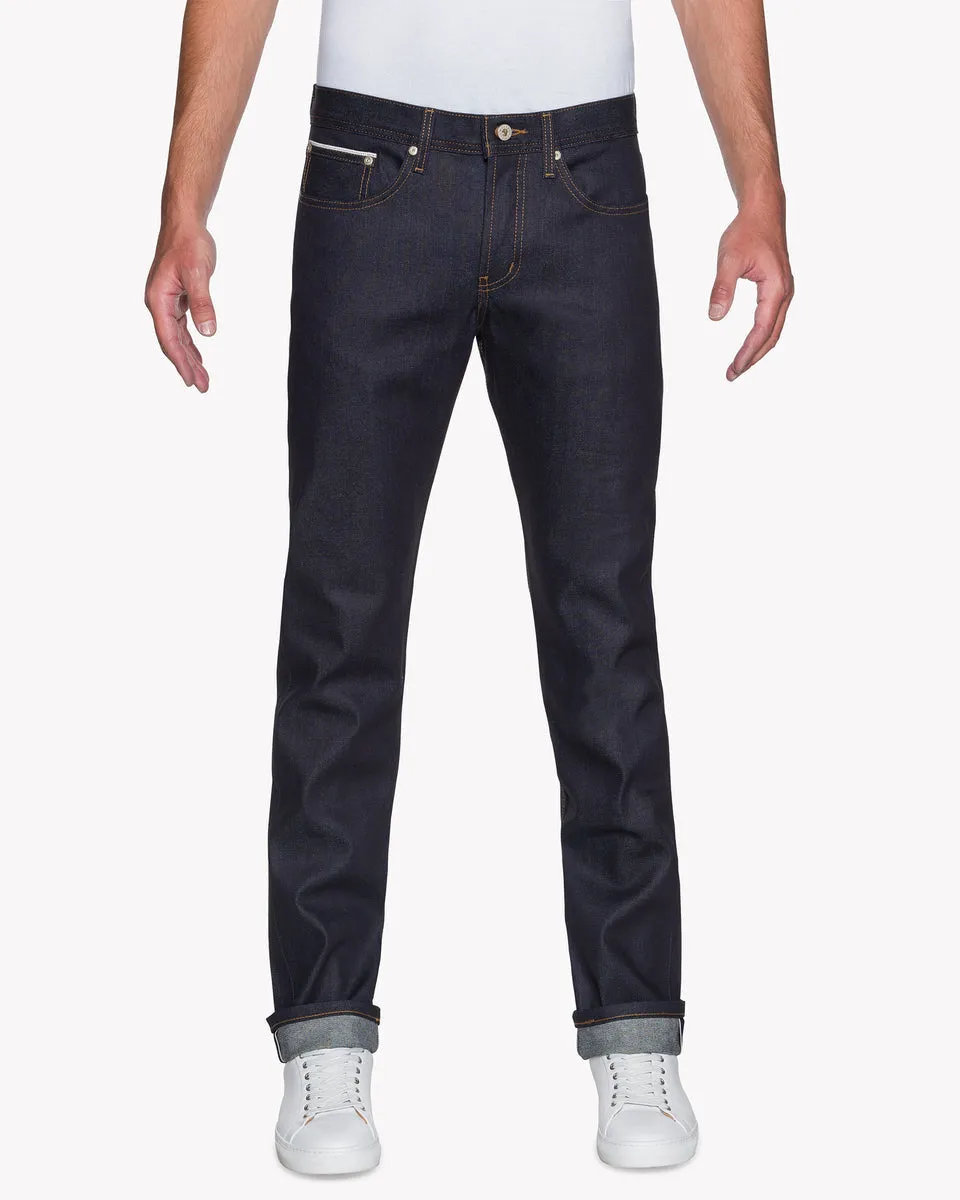 Naked & Famous Weird Guy Regular Tapered Mens Jeans - Nightshade Stretch Selvedge / Indigo