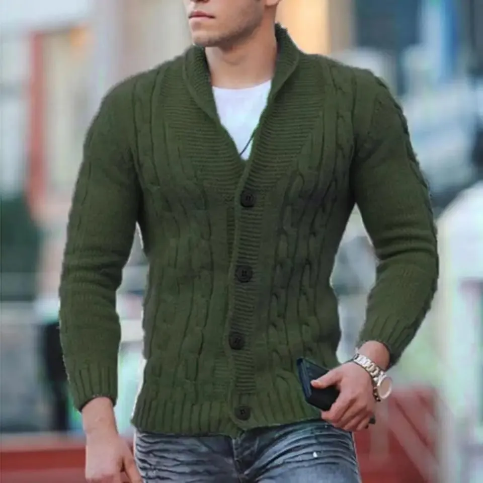 New Autumn Men's Vintage Winter Clothes Cardigans Streetwear S4391208