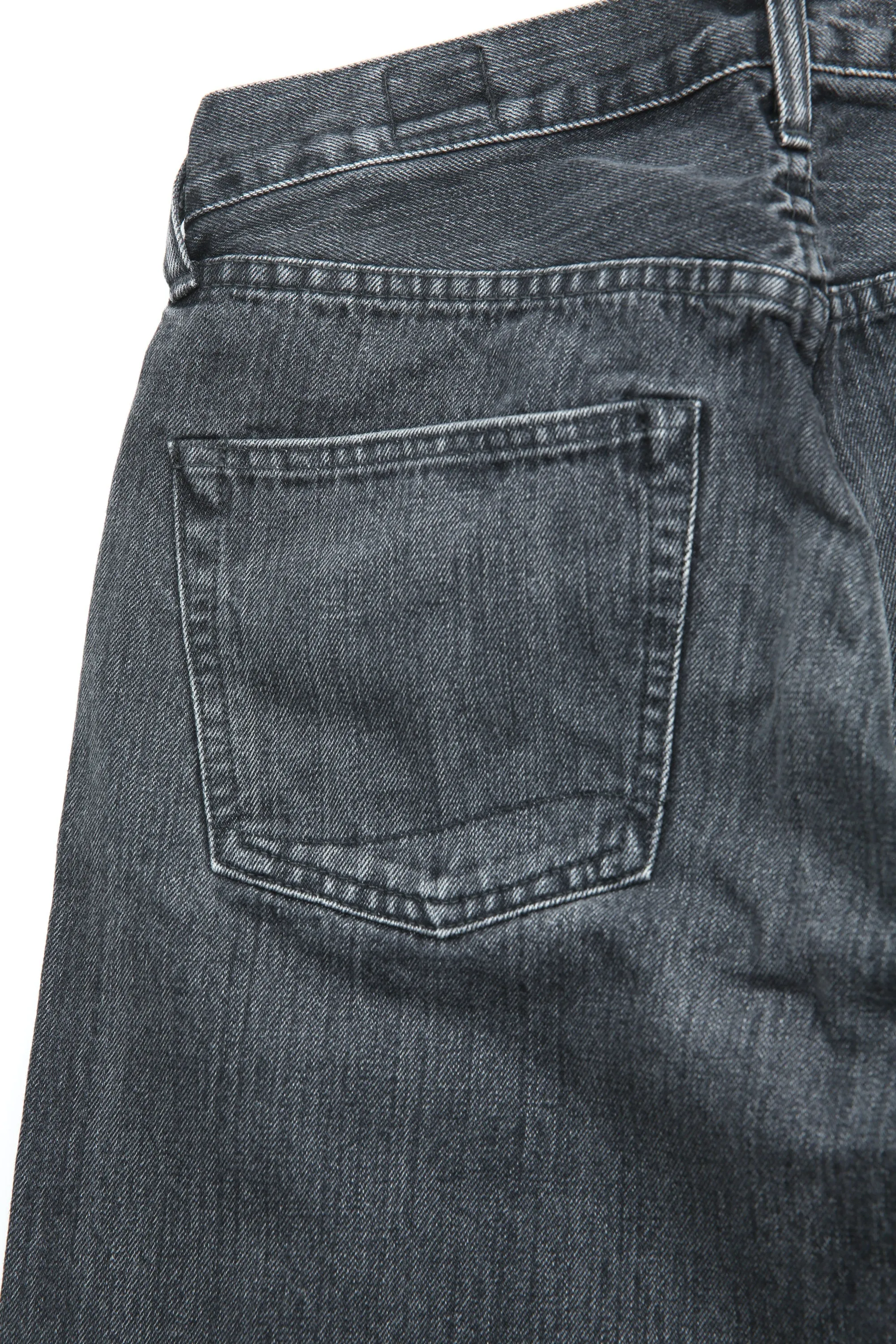 orSlow 105 STANDARD SELVEDGE - BLACK DENIM STONE