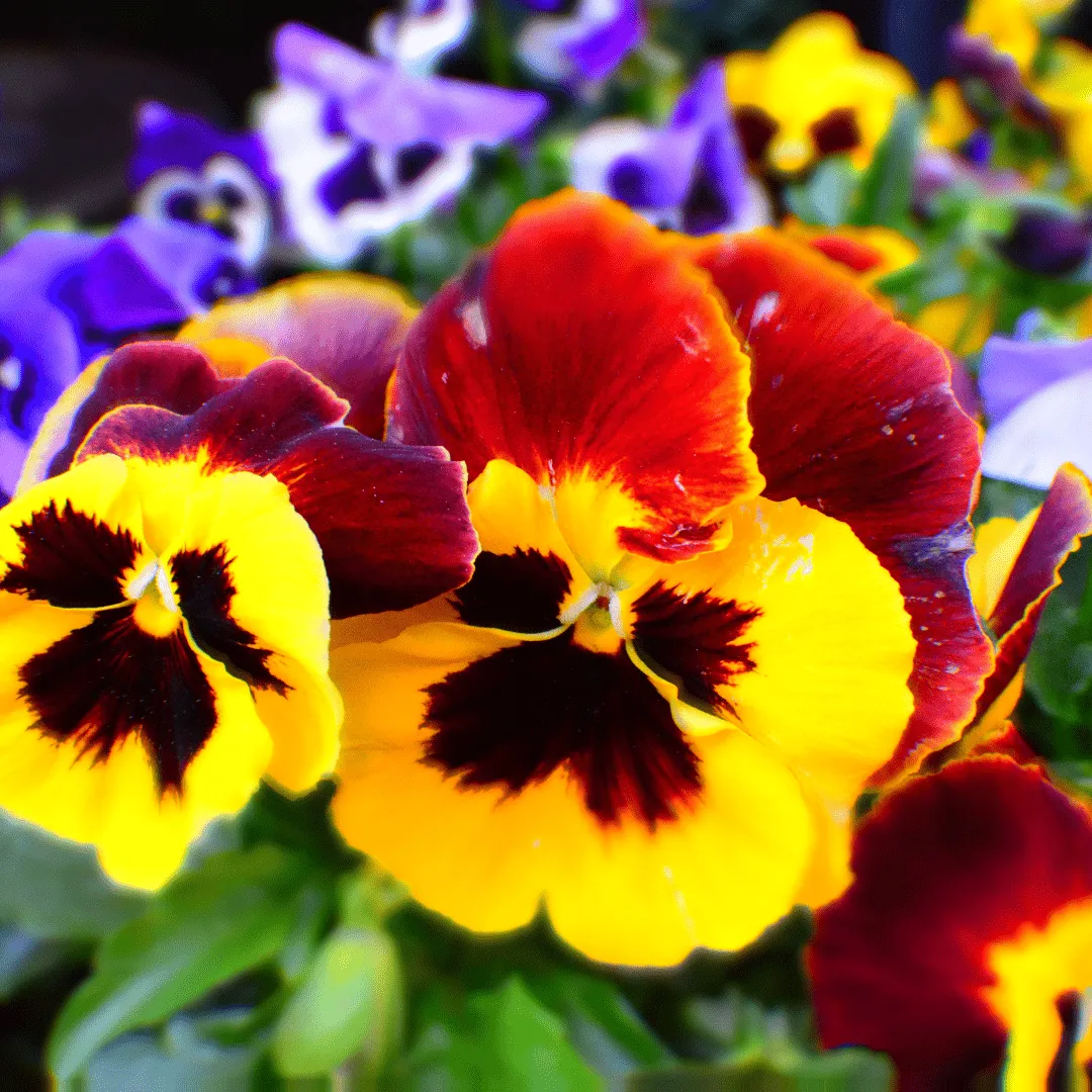 Pansies & Violas Swiss Giants Mix Seeds | West Coast Seeds