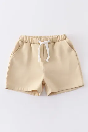 Premium Beige pocket shorts