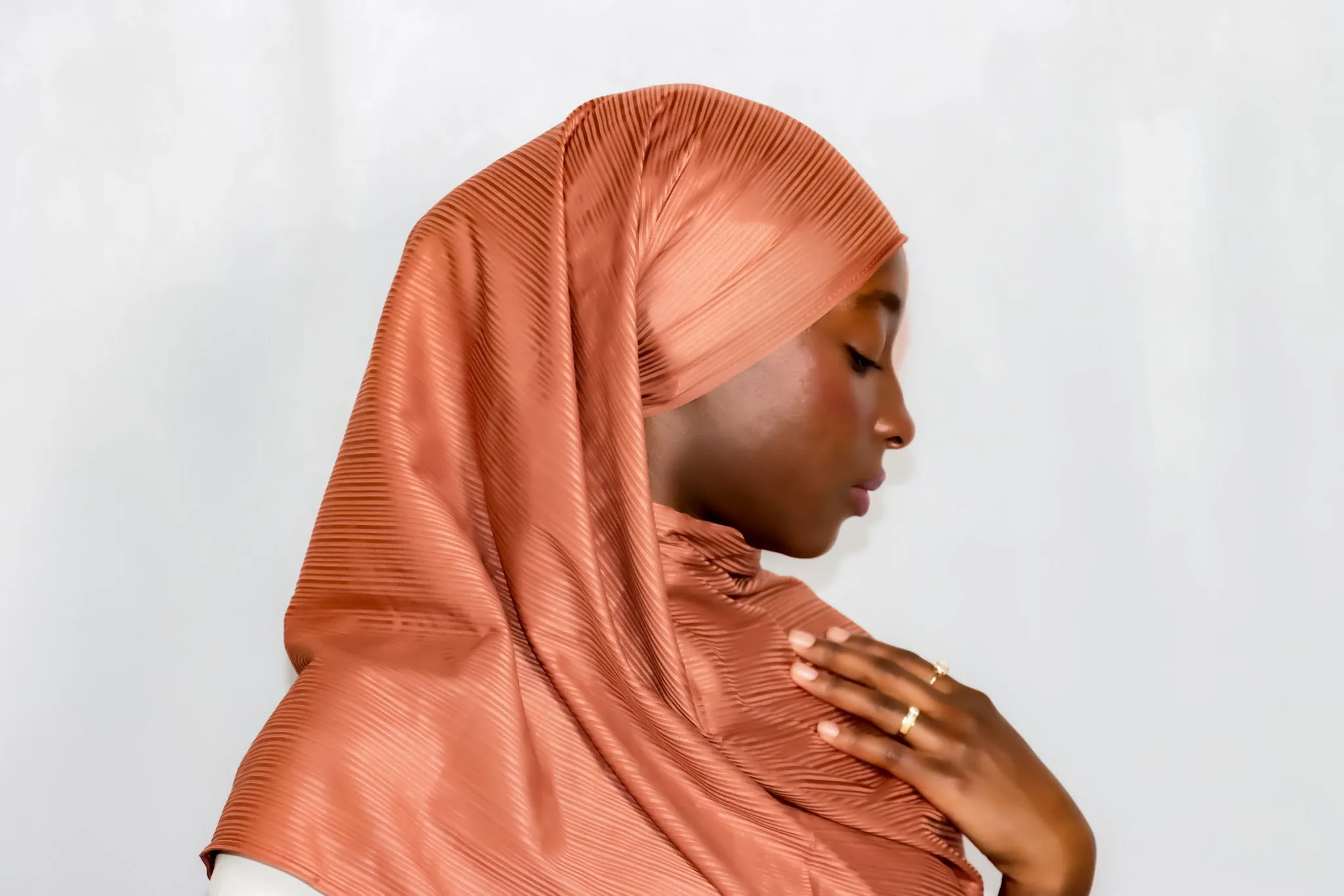 Premium Ribbed Jersey Taupe Hijab