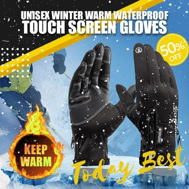 *PREMIUM* Unisex Winter Warm Waterproof Touch Screen Gloves