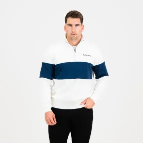 Quarter Zip Sweater - Navy