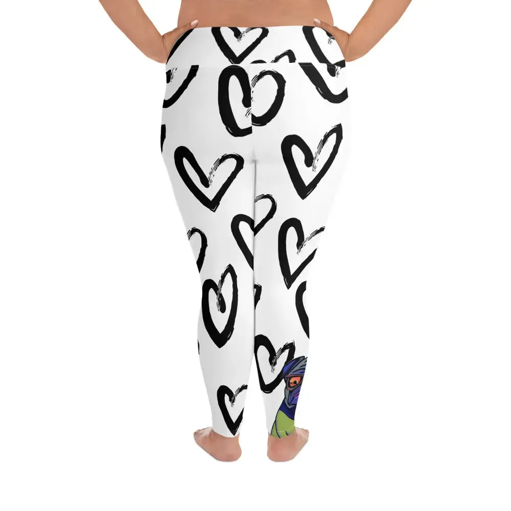 "Dog Lovers" Collection - All-Over Print Plus Size Leggings