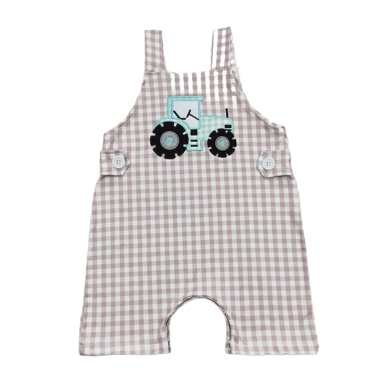 "Tractor Cutie" Boutique Boy's Romper