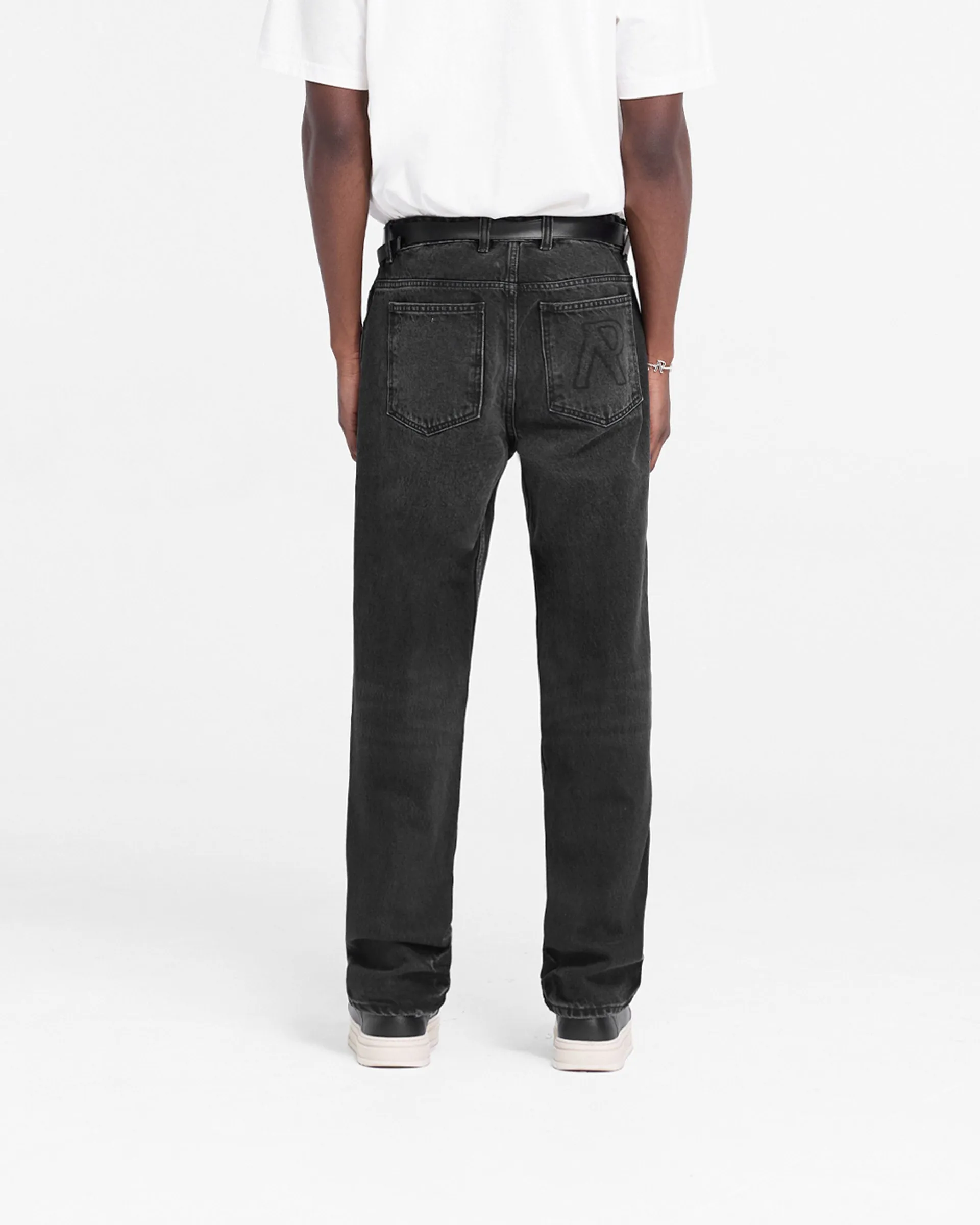 R2 Straight Leg Denim - Black