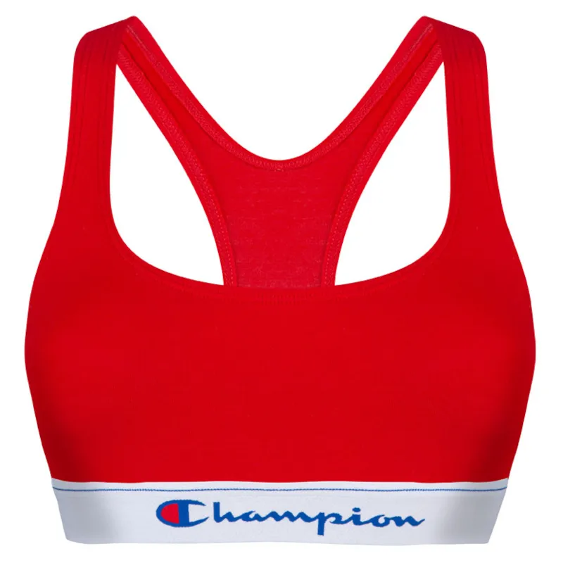 Racer Top Classic Crop Top Bra Red Scarlet - Champion