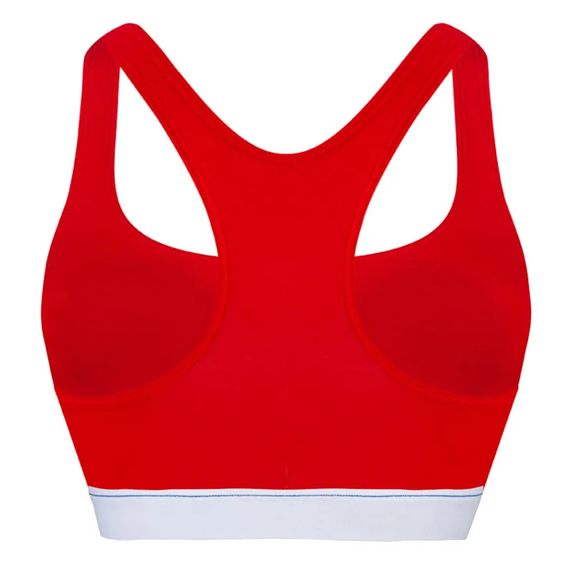 Racer Top Classic Crop Top Bra Red Scarlet - Champion