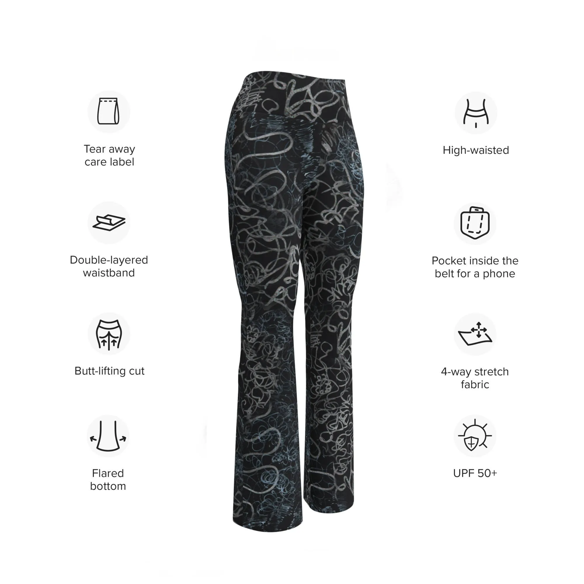 Recycled Flare leggings - Nocturne