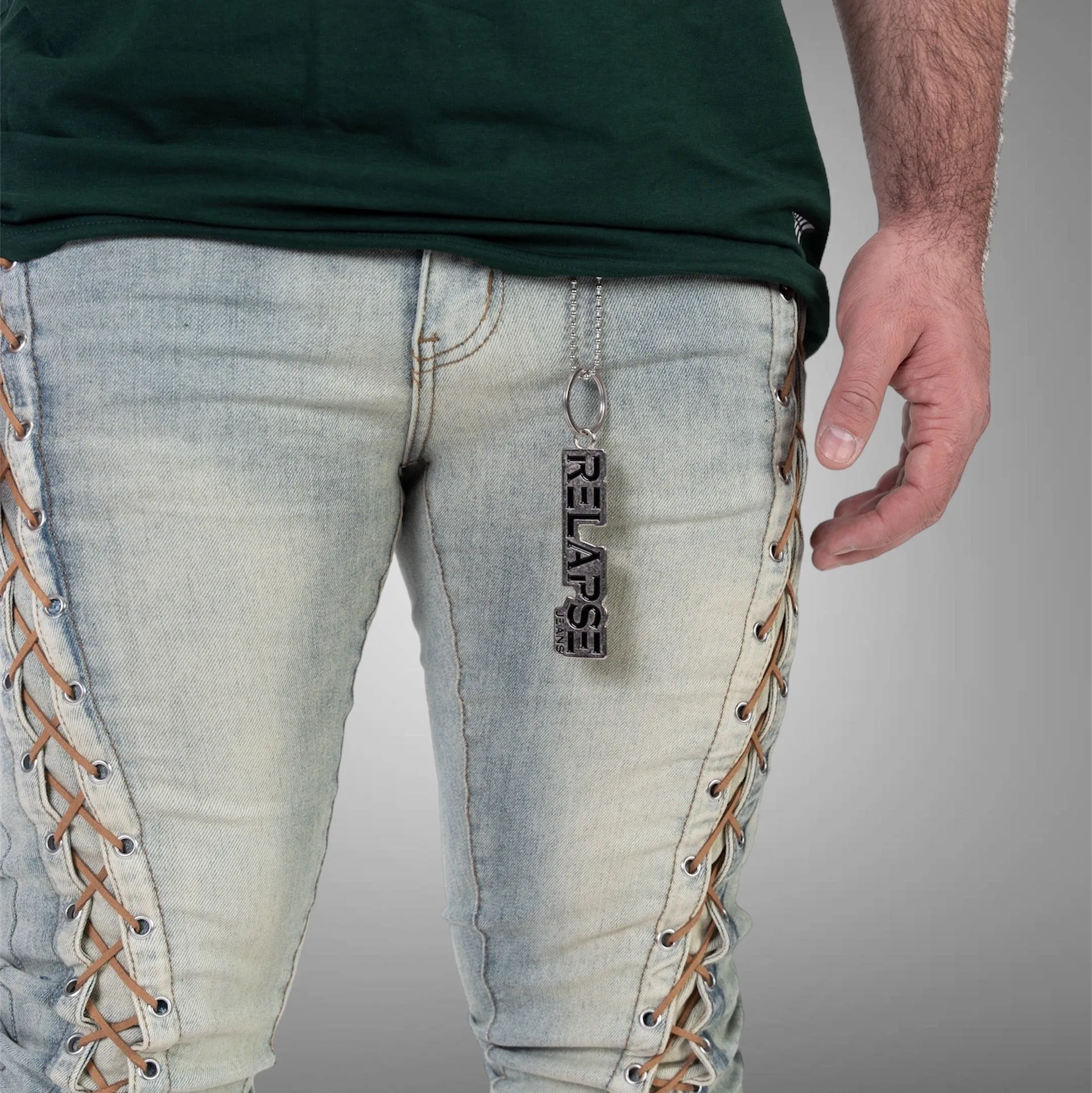 Relapse Jeans Night Life skinny Denim Sand wash