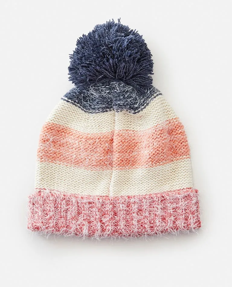 Rip Curl Surf Treehouse Pom Pom Beanie-Multico