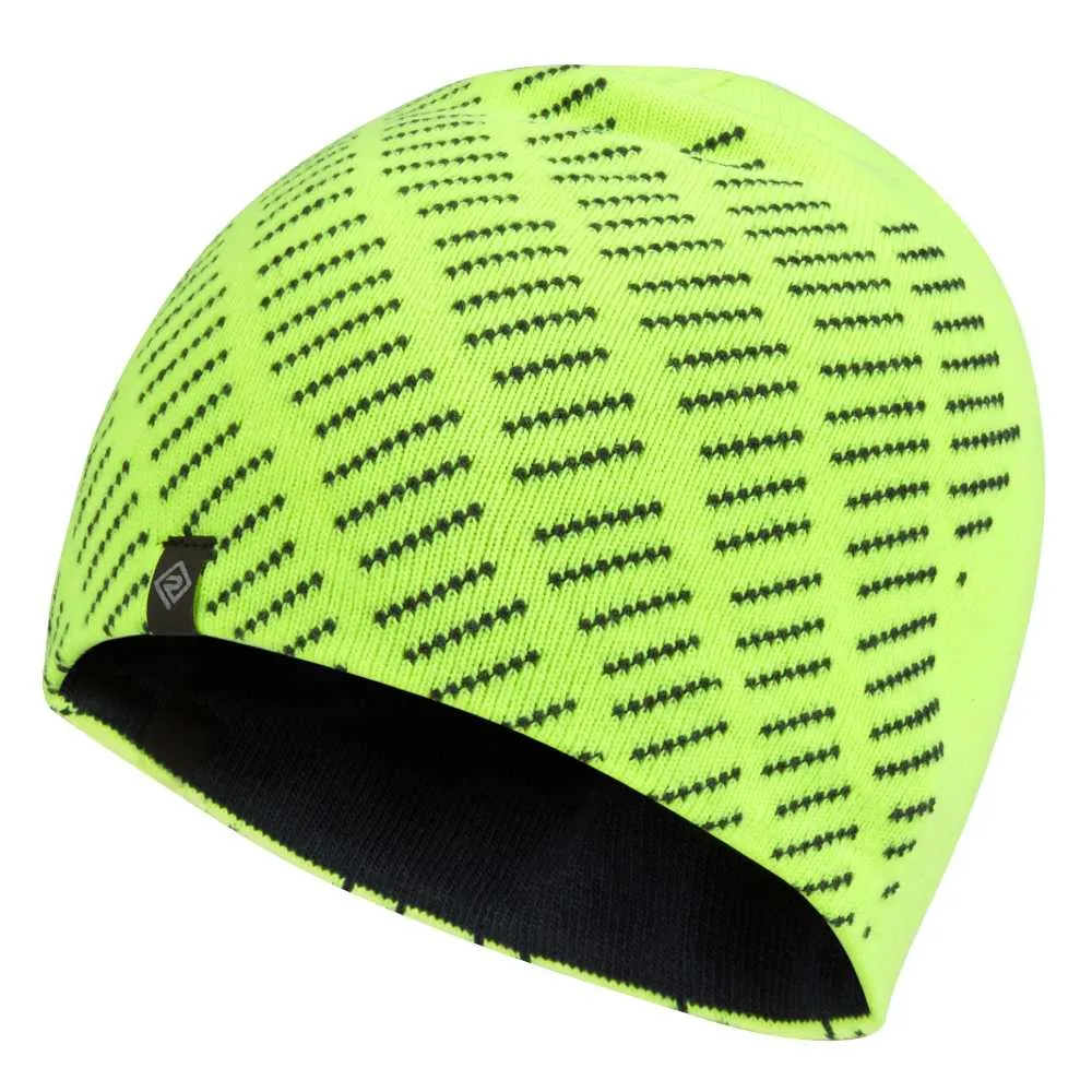 Ronhill Classic Beanie - Fluo Yellow/Charcoal