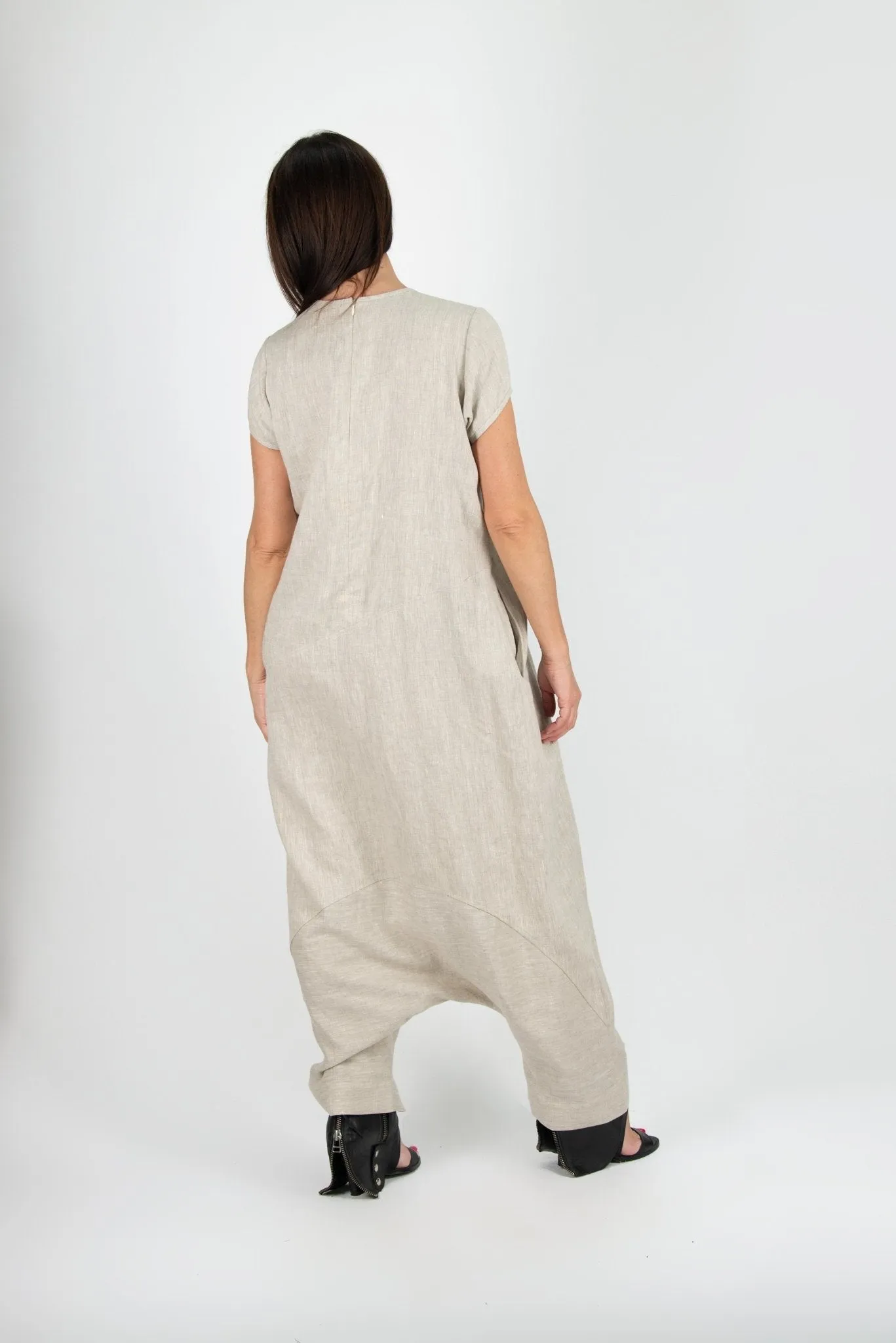 RUTH Harem Linen Jumpsuit