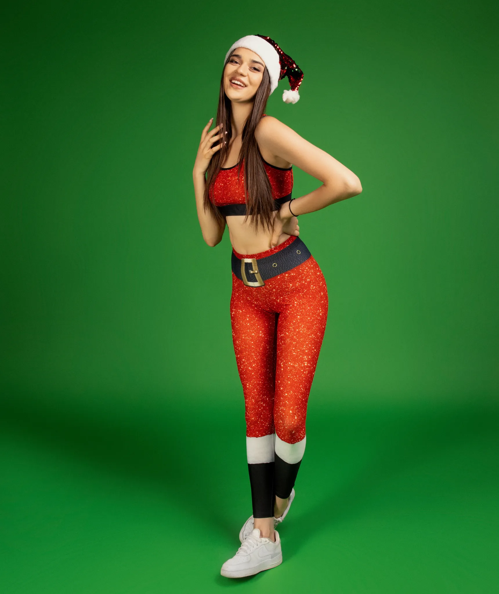 Santa's Outfit Leggings