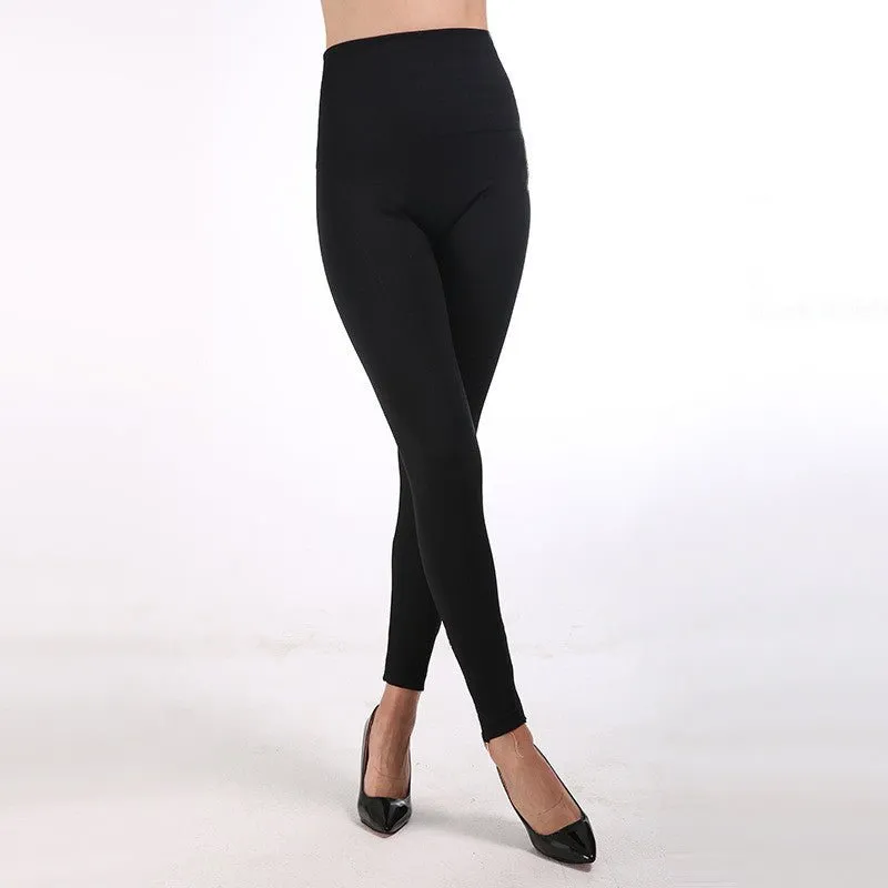 Shapewear leggings with high waist shaping cropped pants