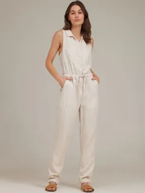 Sierra Linen Pocket Jumpsuit