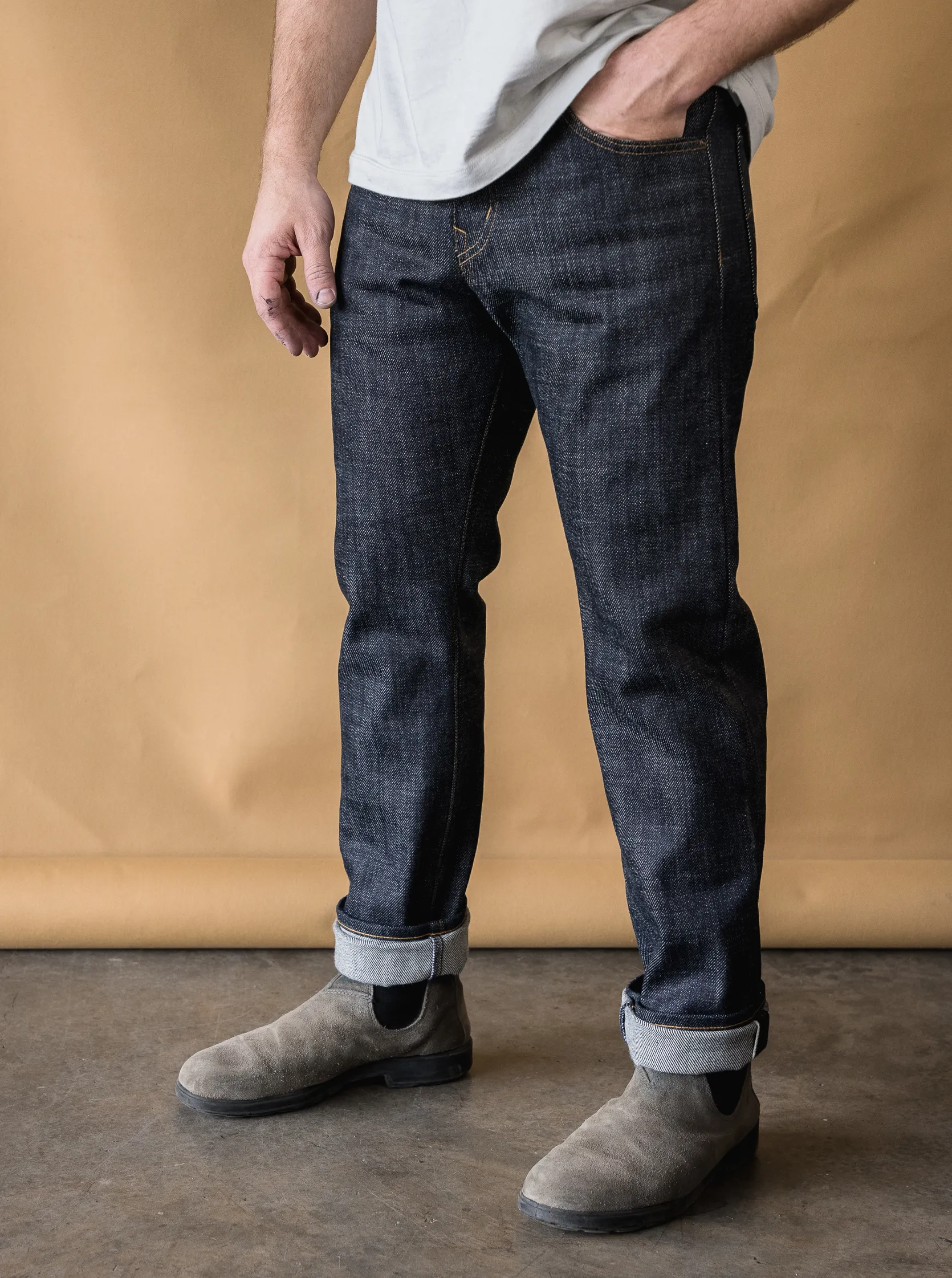 SLM - 21oz Super Heavy Kuroki Selvedge - Slim Fit