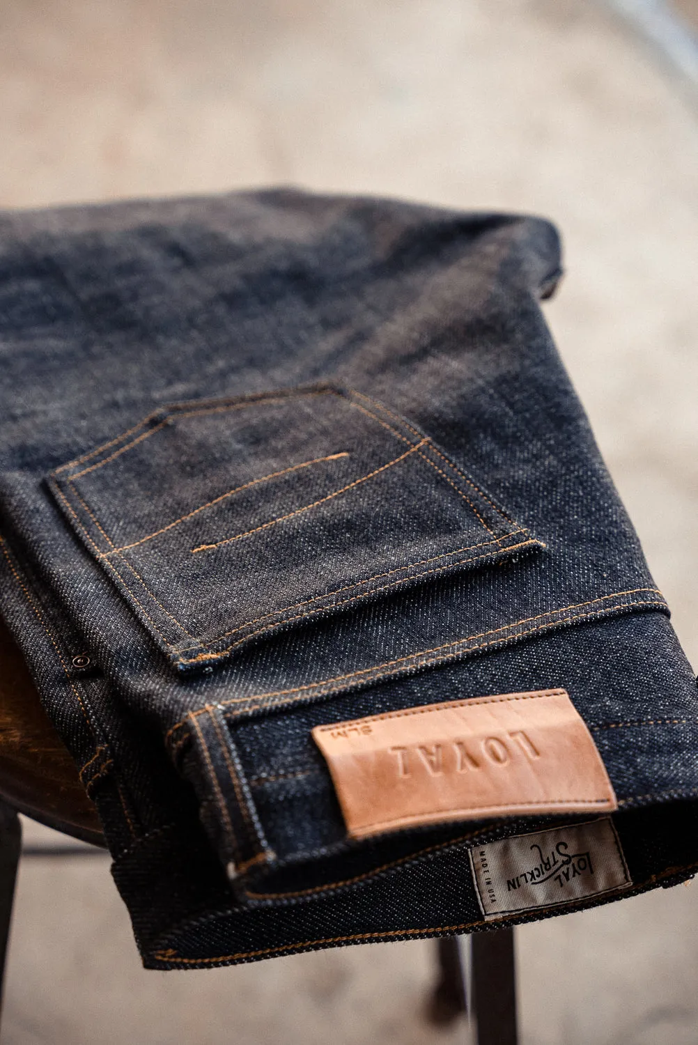 SLM - 21oz Super Heavy Kuroki Selvedge - Slim Fit