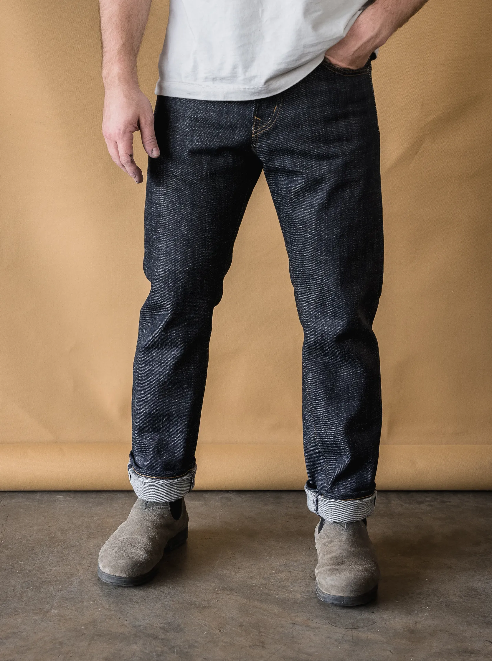 SLM - 21oz Super Heavy Kuroki Selvedge - Slim Fit